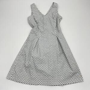 TOMMY HILFIGER Dress Geo Print Sleeveless Fit Flare Skater Women's Sz 00